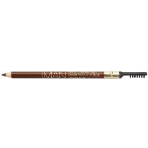  Iman Cosmetics Perfect Eyebrow Pencil    Blackest Brown 