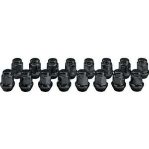  AMS 10mm Tapered Lug Nuts   Black YX 002B Automotive