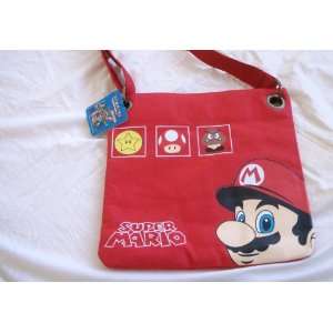  Super Mario Party RED Color Cloth Material Purse Bag 