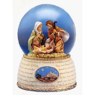  5.5 Inch Fontanini Nativity Story Glitterdome 66127