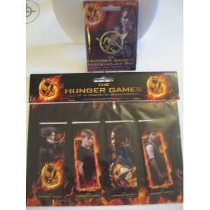  The Hunger Games Movie Mockingjay Pin & Magnetic Bookmarks 