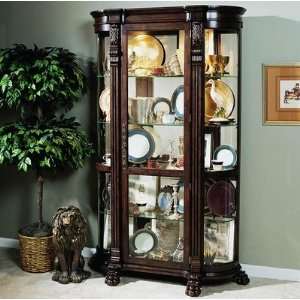  VERY NICE !! Foxcroft Cabinet Curio Pulaski Furniture 