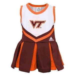   Tech Hokies Maroon 2 Piece Infant Cheerleader Dress: Sports & Outdoors