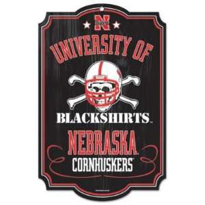    Nebraska Huskers Wood Sign   Blackshirts