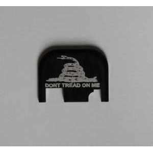  Dont Tread on Me Black Slide Cover Plate for Glock: Sports 