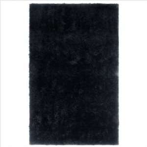  Silken Desire Plush Blacktop Shag Rug Size 5 x 8