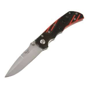  Fury 51006 Buster Steel & G10 Black & Red Handle Plain 