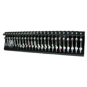   FILLED WITH 24 DANGLES   BODY PIERCING DISPLAYS Clear 