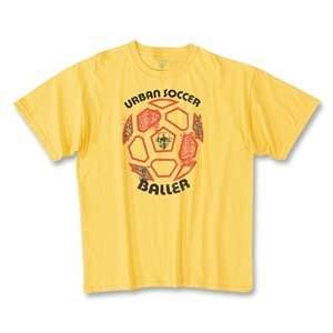  hidden The Worlds Game Soccer T Shirt (Yellow) Sports 