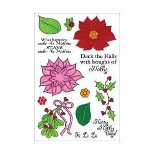 Clear Stamp Set Happy Holy Days: Home & Kitchen