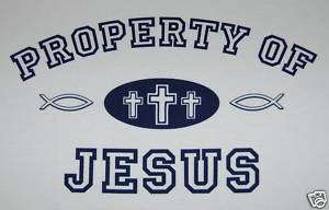 CEA Jesus Christ T shirt, Property Of, S M L XL 2XL  