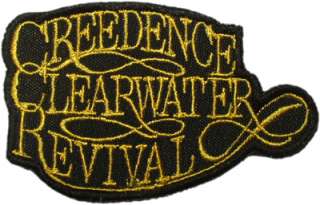 Logo Creedence Clearwater Revival Logo Embroidered Patch John Tom 