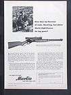1956 MARLIN 336 Big Game Carbine Rifle magazine Ad rancher Les Bowman 