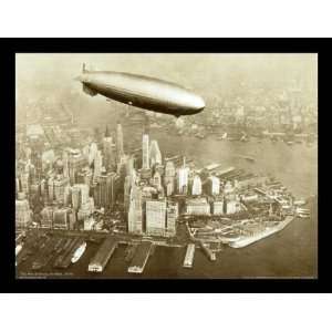  The Hindenburg Airship, 1936 by Unknown   Framed Artwork 