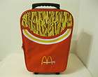 mcdonalds french fries box theme 20 suitcase w wheels  