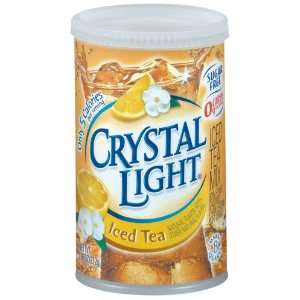 Crystal Light Iced Tea Drink Mix, Natural Lemon, 1 oz:  