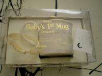 DEPT 56 Babys FIRST MUG Ornament NEW Bisque 1st SNOW  