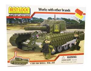 Best Lock Churchill Tank   160 Piece Brick Set   NEW  