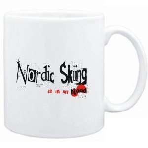   Mug White  Nordic Skiing IS IN MY BLOOD  Sports