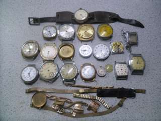 large job lot of mid 20th century watches, spares or repairs.  