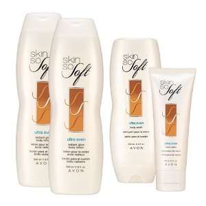  Skin so Soft Ultra Even 4 piece Glow Collection: Beauty