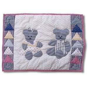  Blue Teddy Bear Country Placemats: Home & Kitchen