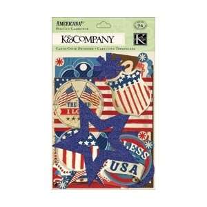  K & Company Americana Cardstock Die Cuts 188/Pkg; 3 Items 