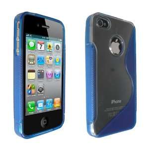  Blue And Clear Designer S Line Silicone Gel Case Cover For 