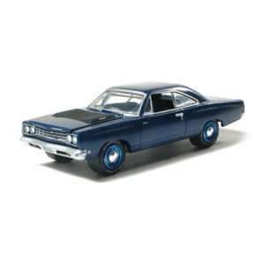  1968 Plymouth Road Runner 1/64 Blue Toys & Games