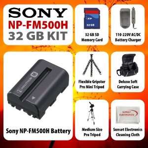  Sony NP FM500H 32GB KIT For SONY DSLR A500, DSLR A550 including NP 