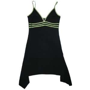  Winged Slip Dress in BLACK / MINT GREEN by Taboo   Ladies 