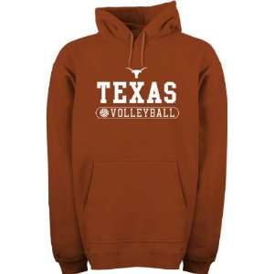  Texas Longhorns Dark Orange Volleyball Hooded Sweatshirt 