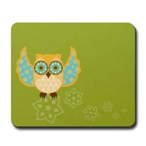 Bohemian Owl   Art Mousepad by CafePress: Office Products