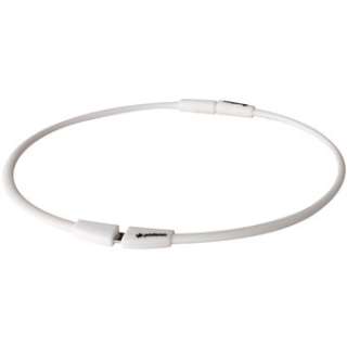 Phiten S Pro Titanium Necklace White 21 Inch  
