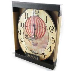  Wall clock Terroirs De France ballon wintage.