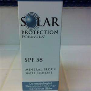 Solar protection formula SPF 58 mineral block  