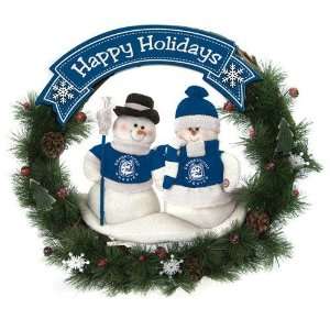  Connecticut Huskies NCAA Snowman Christmas Wreath (20 