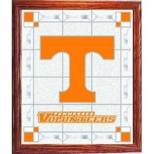 Tennessee Volunteers Wall Plaque Wooden Frame NCAA College Athletics 