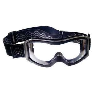   Mikes Bolle X1000 Goggles, Black/Clear Lenses