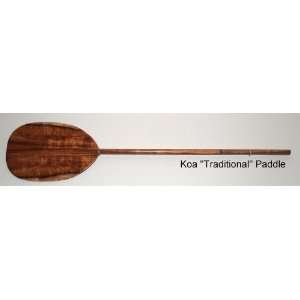  Full Size Hawaiian Koa Wood Paddle