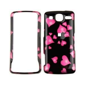 : Durable Plastic Design Phone Cover Case Raining Hearts For LG eXpo 