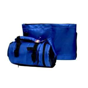  Blue Tefillin Case with Tallit Bag and Insulated Pouch 