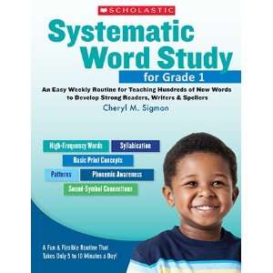   value Systematic Word Study For Gr 1 By Scholastic Teaching Resources