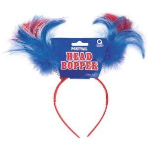   Patriotic Ponytail Head Bopper / Red/White/Blue: Everything Else