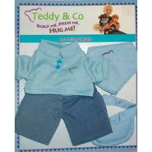  Teddy & Co Accessories Clothing For 12 Bear, Lion, 4 