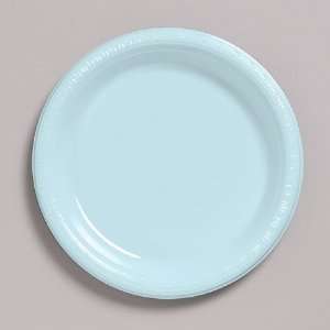  Pastel Blue Plastic Luncheon Plates   Bulk: Toys & Games