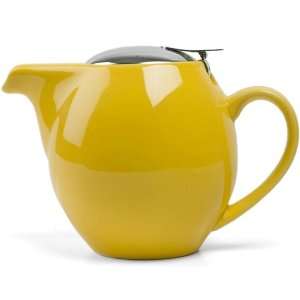  OmniWare Three Four Teaz Café Yellow Stoneware 24 Ounce 