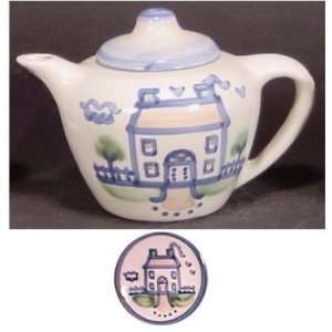  Teapot Med, Country House Pattern