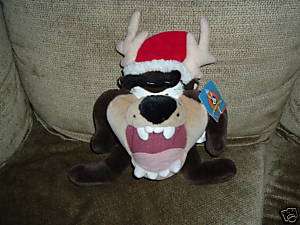 Christmas Taz Santa Plush Warner Bros.Tazmanian Devil  