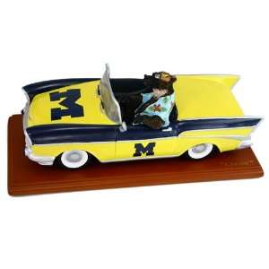 Michigan Wolverines Cruisin Chevy Figurine:  Sports 